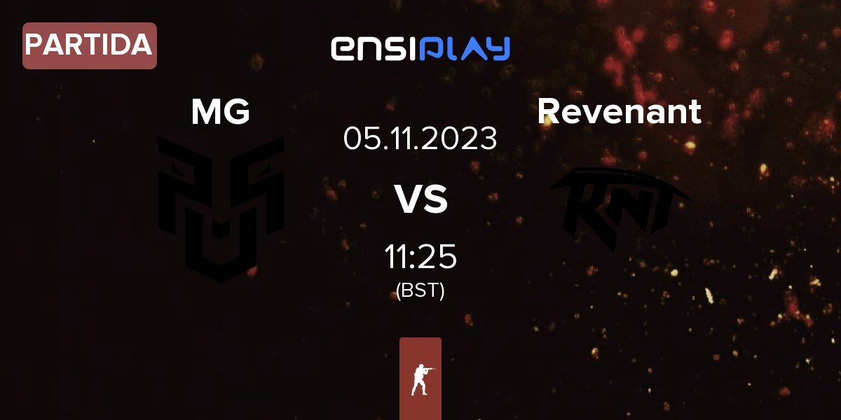 Partida Marcos Gaming MG vs Revenant Esport Revenant | 05.11