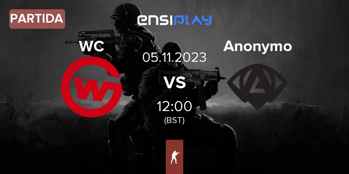 Partida Wildcard Gaming WC vs Anonymo Esports Anonymo | 05.11