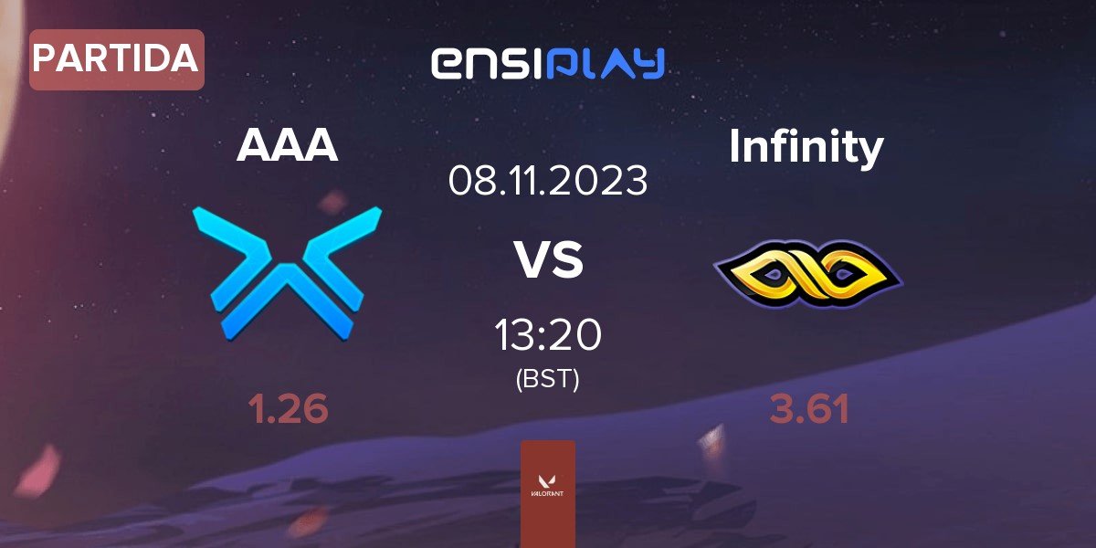 Partida Attack All Around AAA vs The Infinity Esport Infinity | 08.11