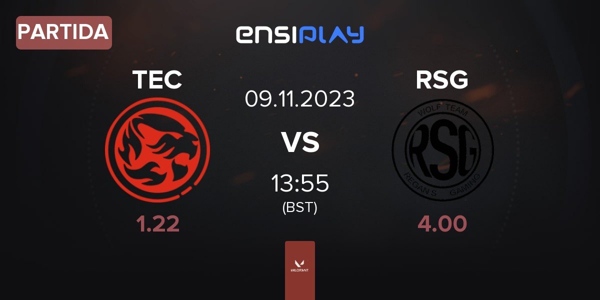 Partida Titan Esports Club TEC vs Regans Gaming RSG | 09.11