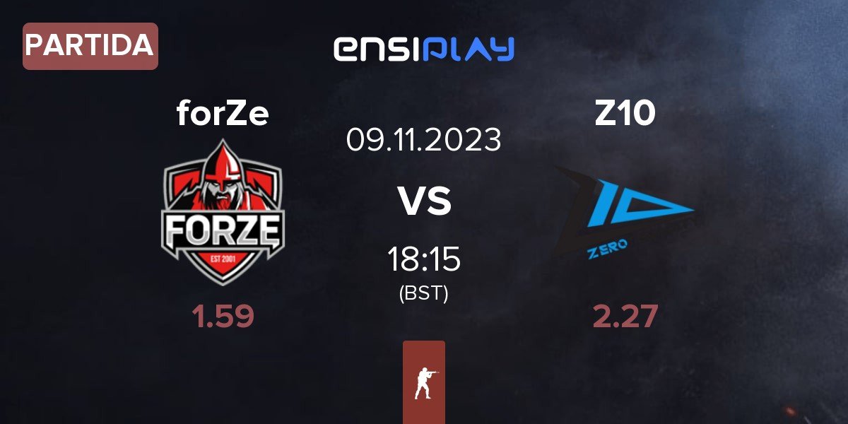 Partida FORZE Esports forZe vs Zero Tenacity Z10 | 09.11