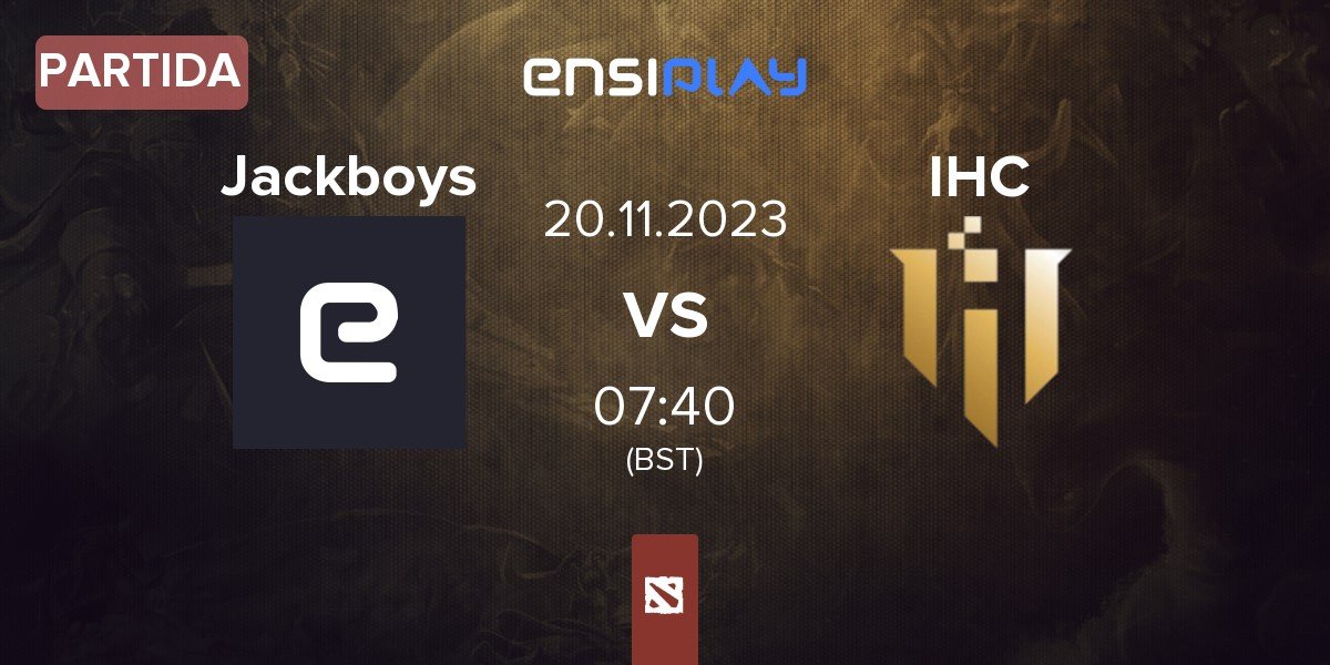 Partida Jackboys vs IHC Esports IHC | 20.11