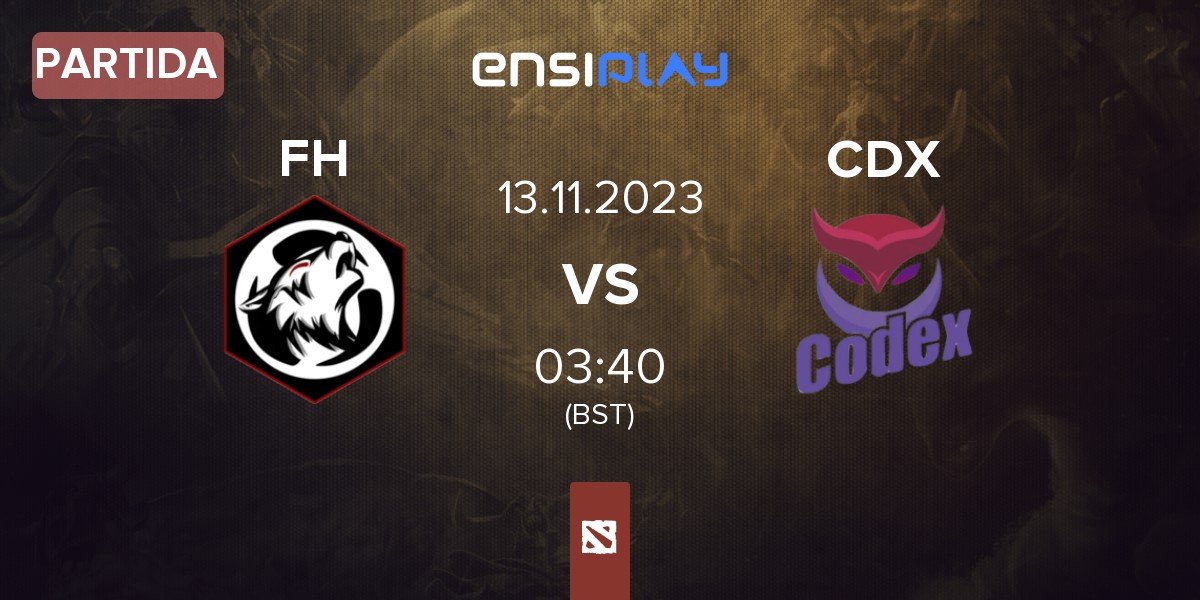 Partida FoxHoundz FH vs CODEX CDX | 13.11