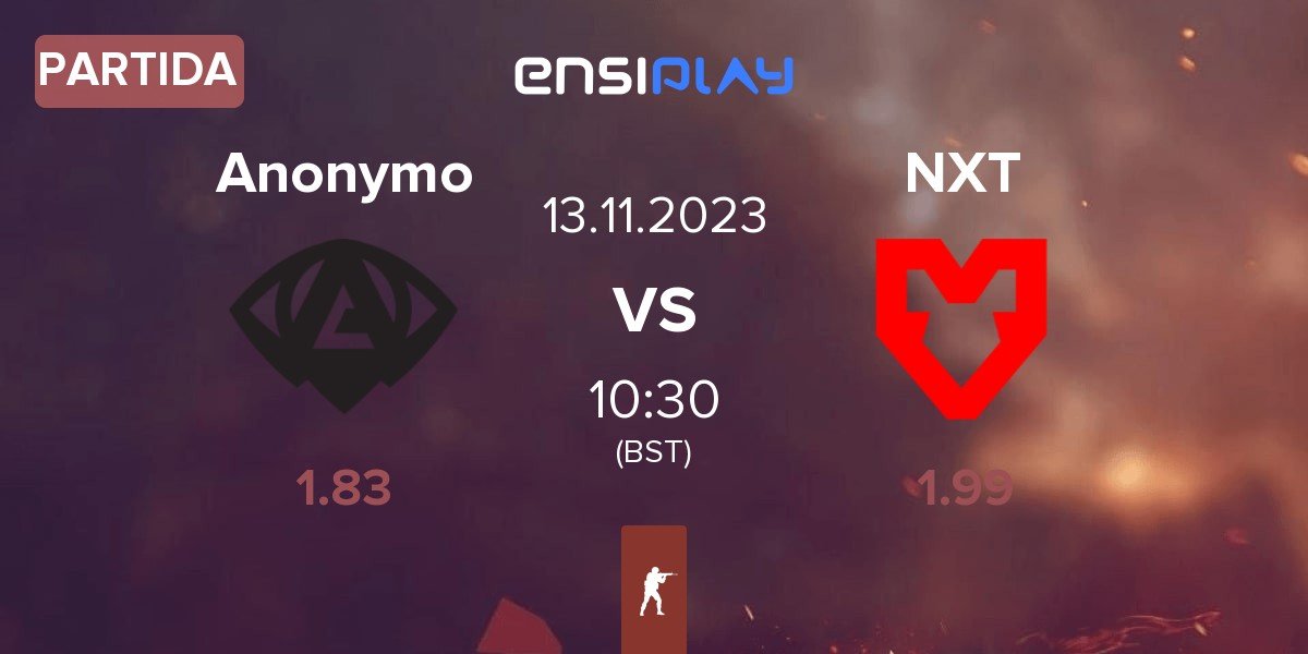 Partida Anonymo Esports Anonymo vs MOUZ NXT NXT | 13.11