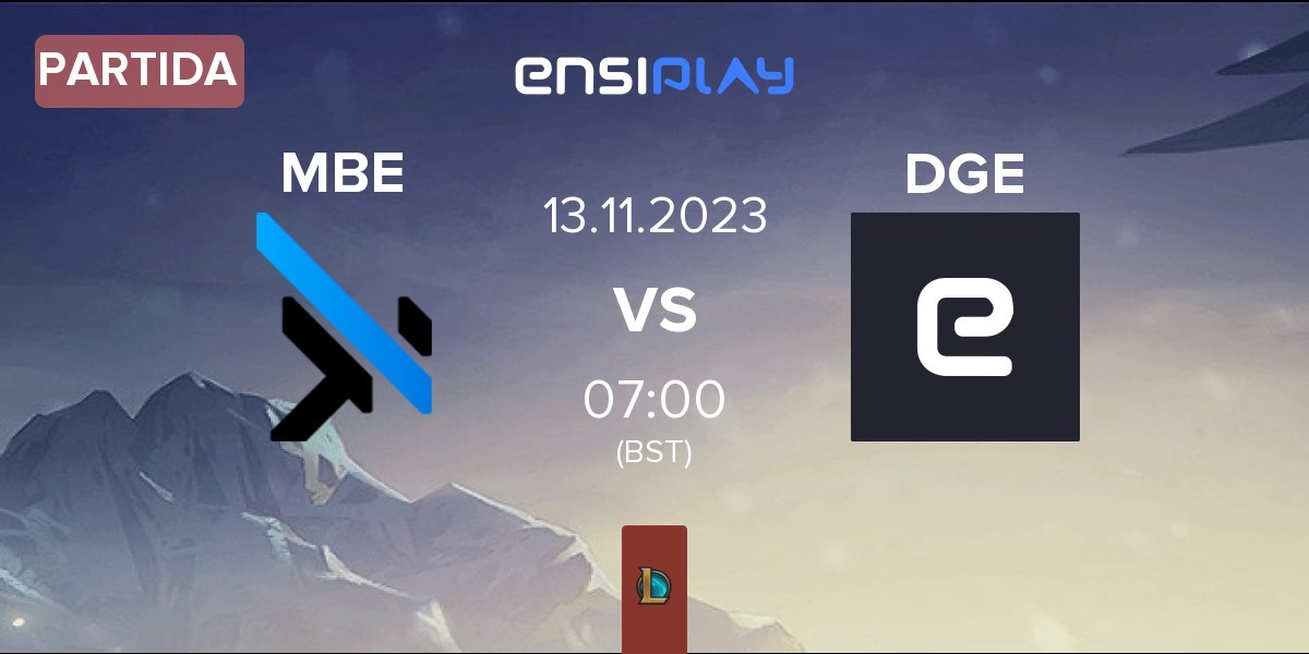 Partida MGN Box Esports MBE vs DG Esports DGE | 13.11