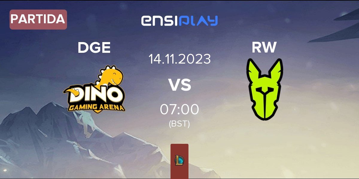 Partida DG Esports DGE vs Rainbow Warriors RW | 14.11