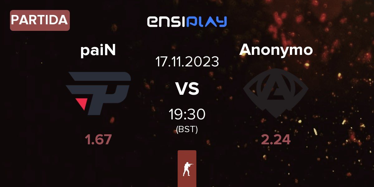 Partida paiN Gaming paiN vs Anonymo Esports Anonymo | 17.11