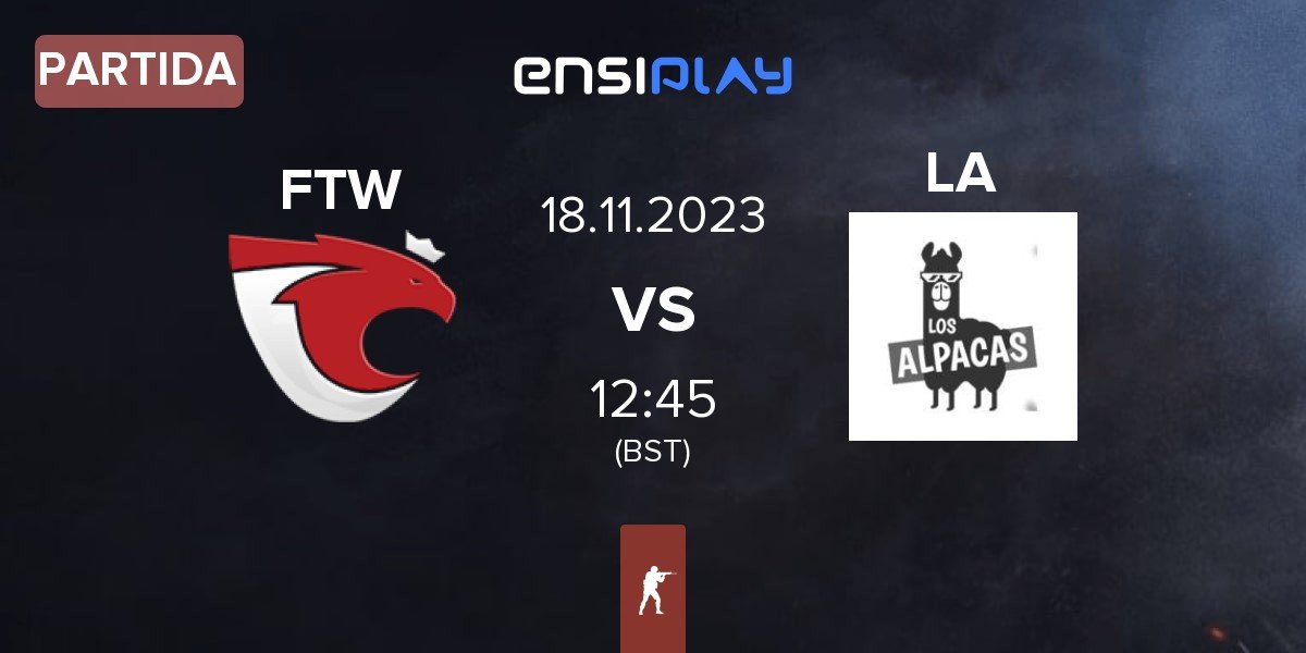 Partida For The Win eSports FTW vs Los Alpacas LA | 18.11