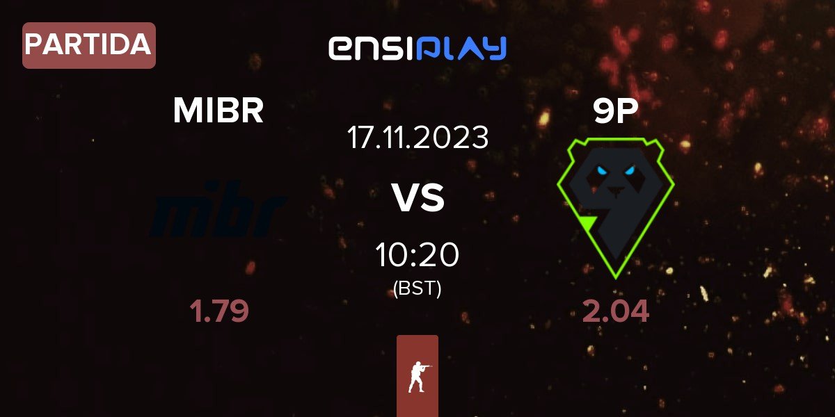 Partida Made in Brazil MIBR vs 9 Pandas 9P | 17.11