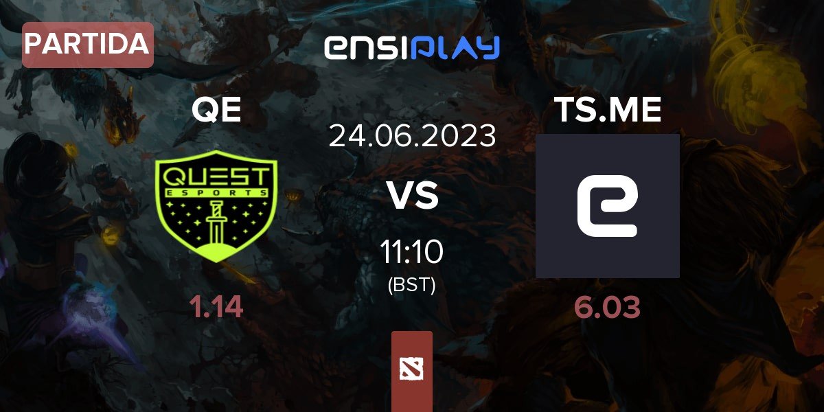 Partida PSG.Quest PSGQ vs Team Secret ME TS.ME | 24.06