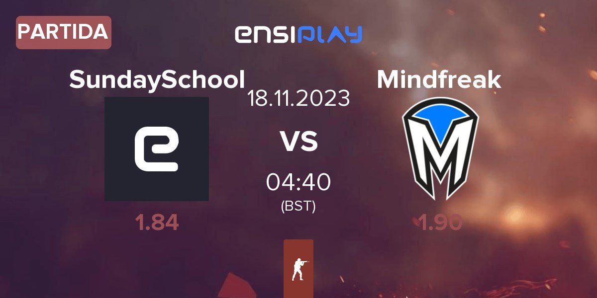 Partida sunday school SundaySchool vs Mindfreak | 18.11