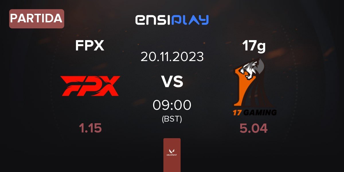 Partida FunPlus Phoenix FPX vs 17 Gaming 17g | 20.11