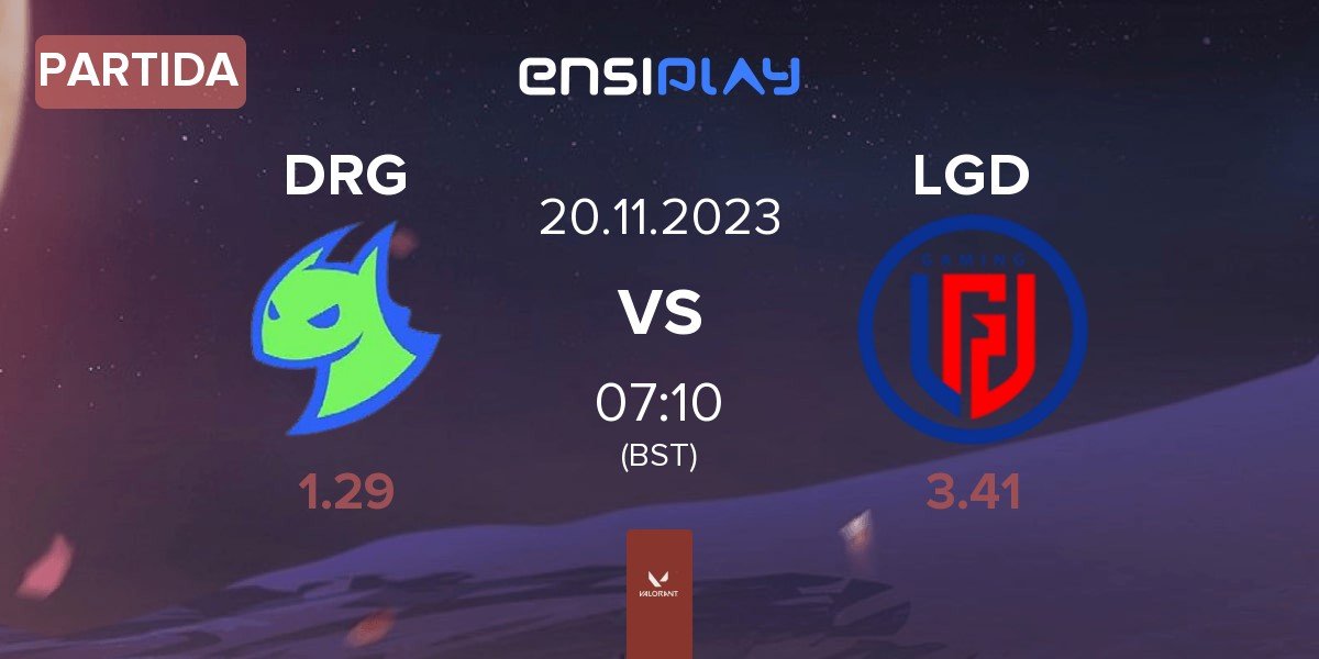 Partida Dragon Ranger Gaming DRG vs LGD Gaming LGD | 20.11