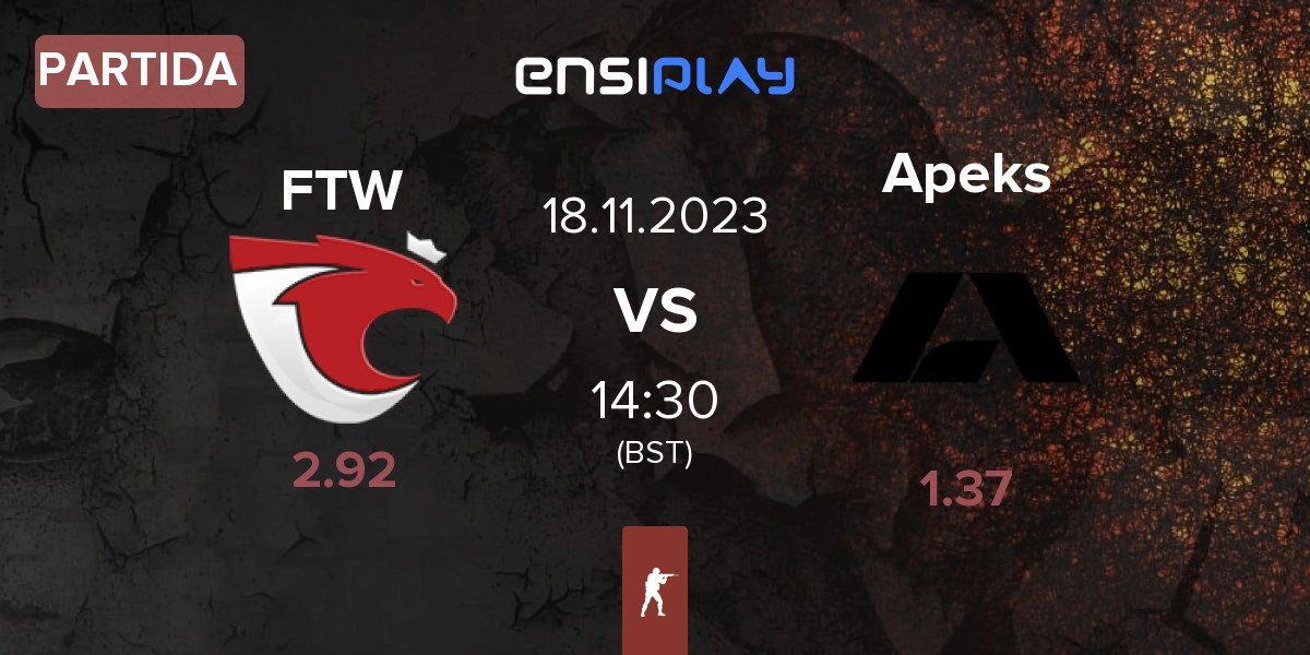 Partida For The Win eSports FTW vs Apeks | 18.11