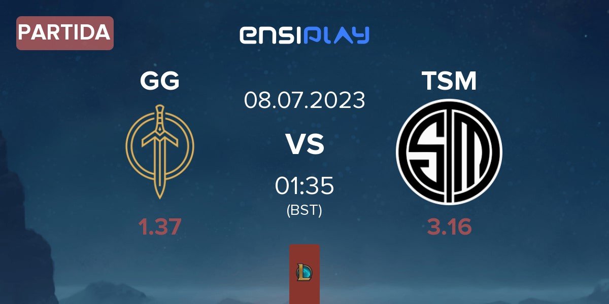 Partida Golden Guardians GG vs TSM | 08.07