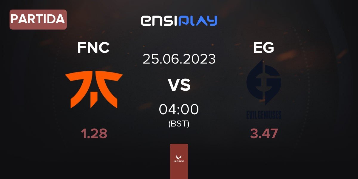 Partida Fnatic FNC vs Evil Geniuses EG | 25.06