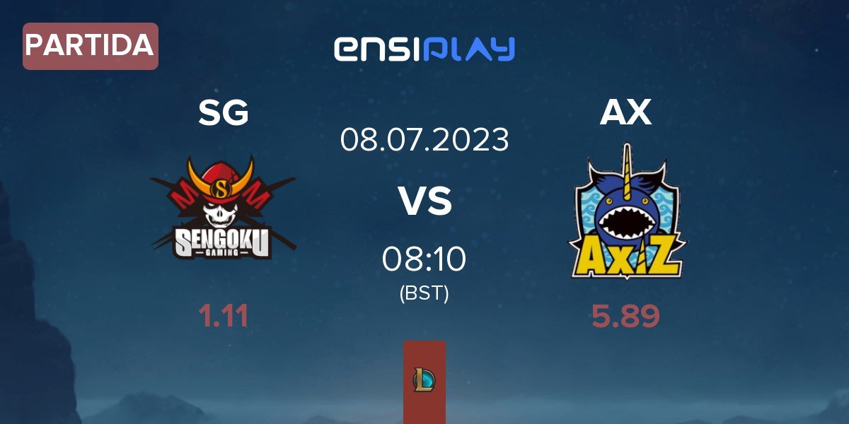 Partida Sengoku Gaming SG vs AXIZ AX | 08.07