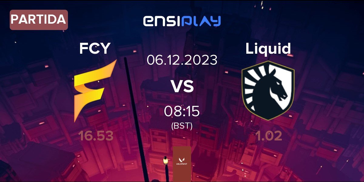 Partida Fancy United Esports FCY vs Team Liquid TL | 06.12