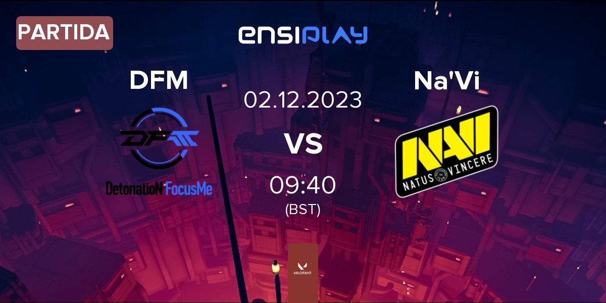 Partida DetonatioN FocusMe DFM vs Natus Vincere Na'Vi | 02.12