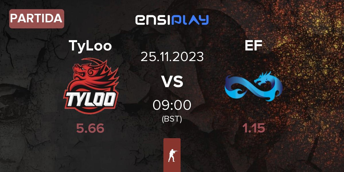 Partida TyLoo vs Eternal Fire EF | 25.11