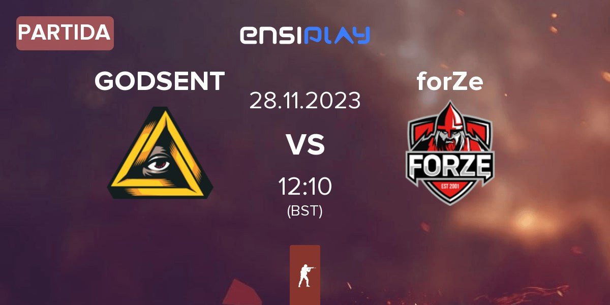 Partida GODSENT vs FORZE Esports forZe | 28.11