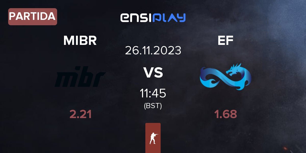 Partida Made in Brazil MIBR vs Eternal Fire EF | 26.11