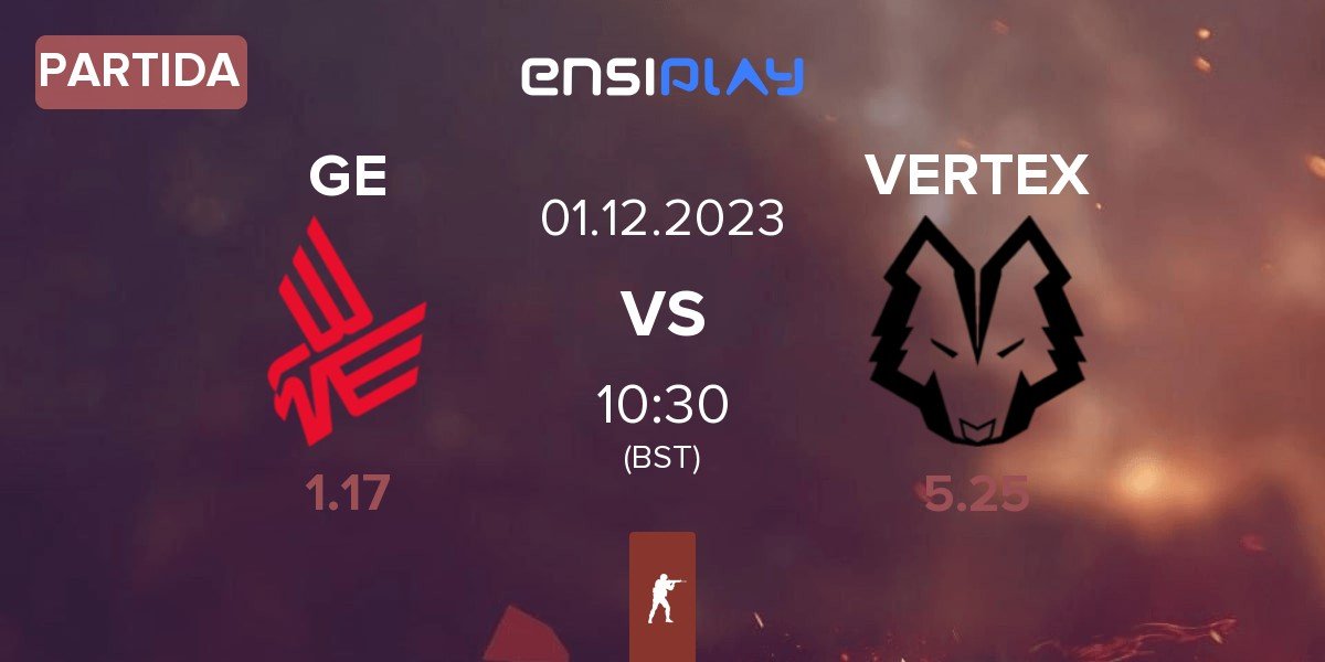 Partida Guild Eagles GE vs VERTEX ESC VERTEX | 01.12