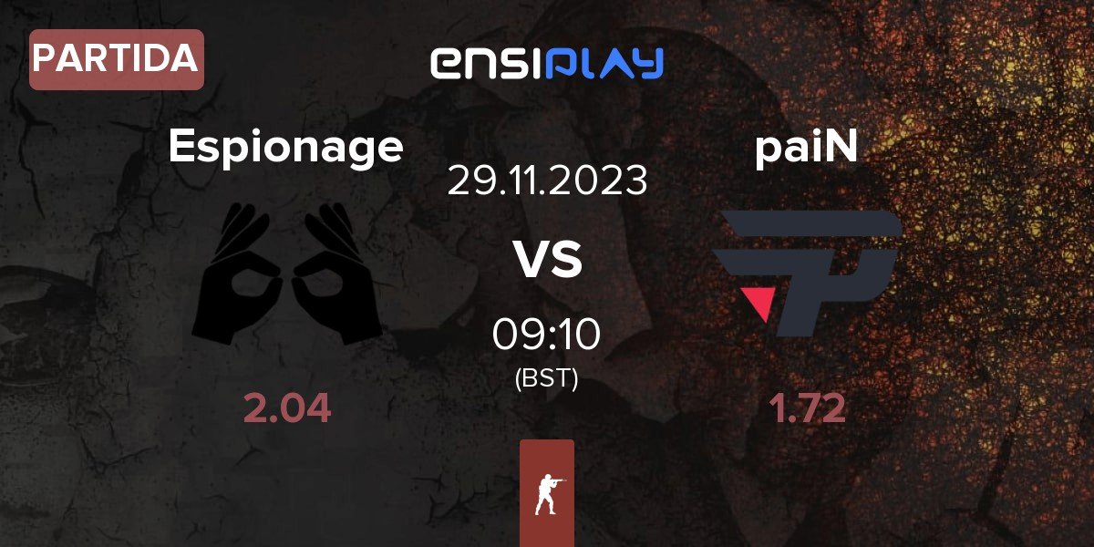 Partida Espionage vs paiN Gaming paiN | 29.11