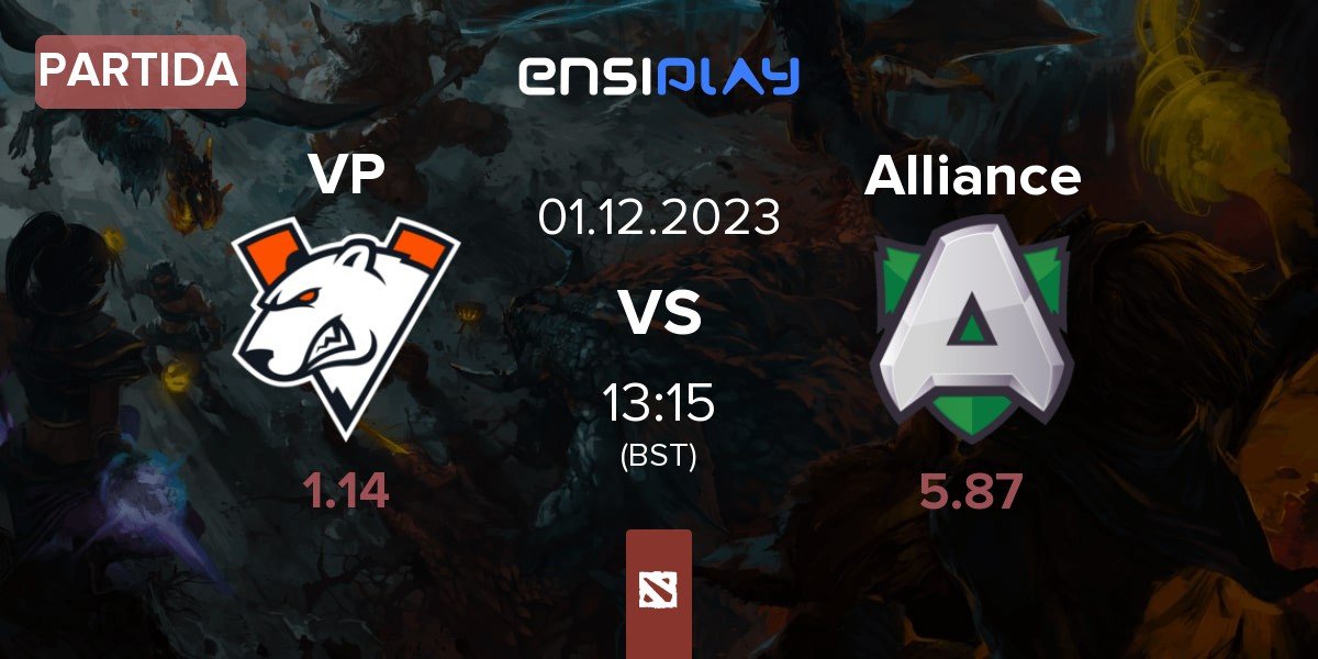 Partida Virtus.pro VP vs Alliance | 01.12