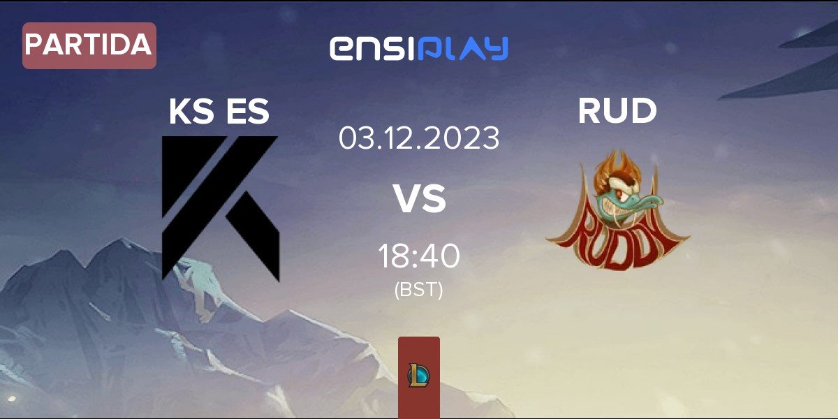 Partida KAOS e-sport KAOS vs Ruddy Esports RUD | 03.12