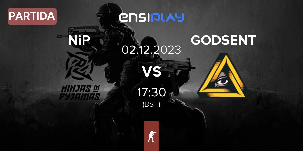 Partida Ninjas in Pyjamas NiP vs GODSENT | 02.12