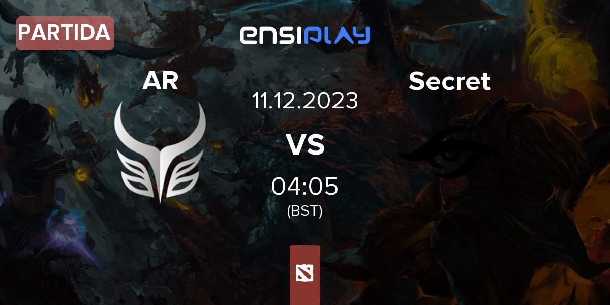 Partida Azure Ray AR vs Team Secret Secret | 11.12