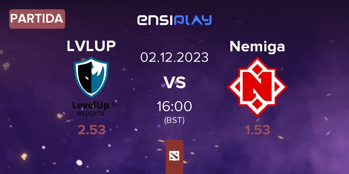 Partida Level UP LVLUP vs Nemiga Gaming Nemiga | 02.12