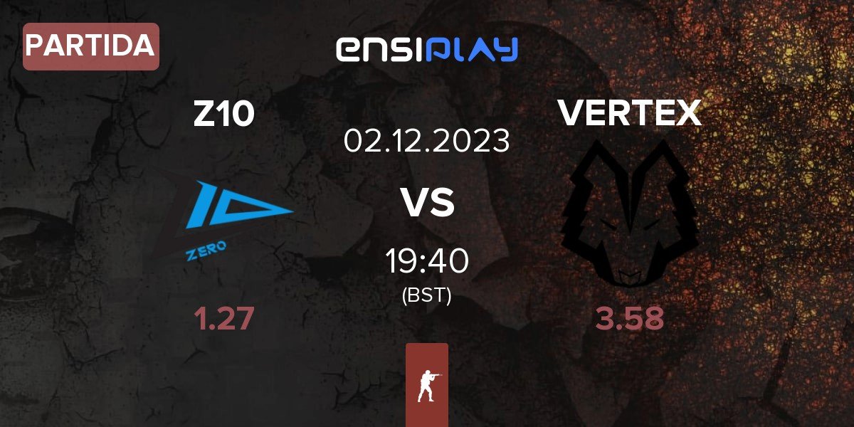 Partida Zero Tenacity Z10 vs VERTEX ESC VERTEX | 02.12