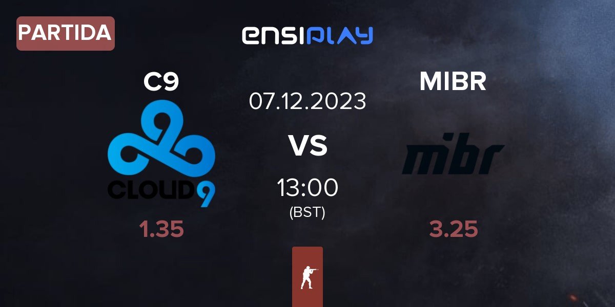 Partida Cloud9 C9 vs Made in Brazil MIBR | 07.12