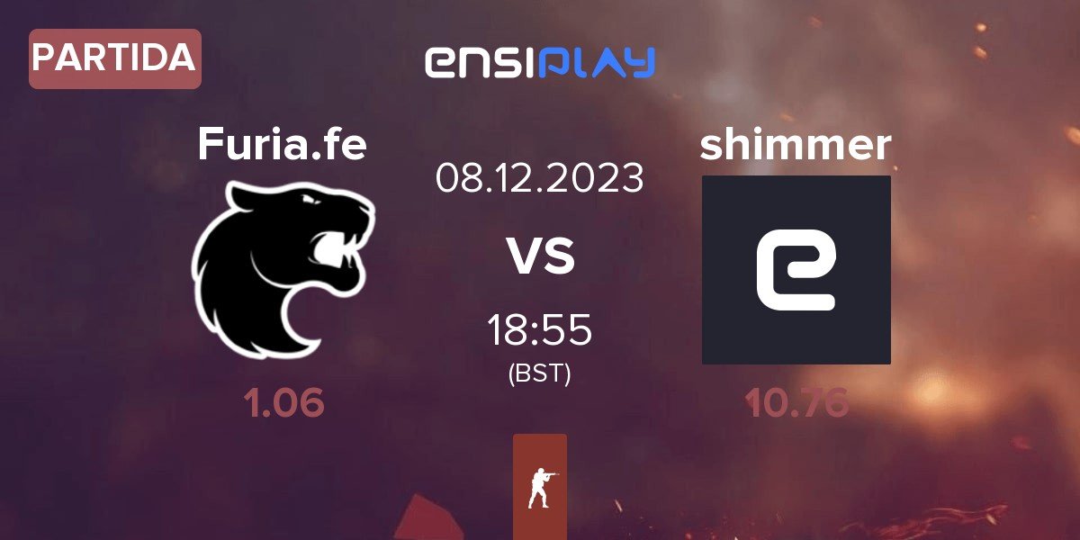 Partida FURIA Esports Female Furia.fe vs Shimmer | 08.12