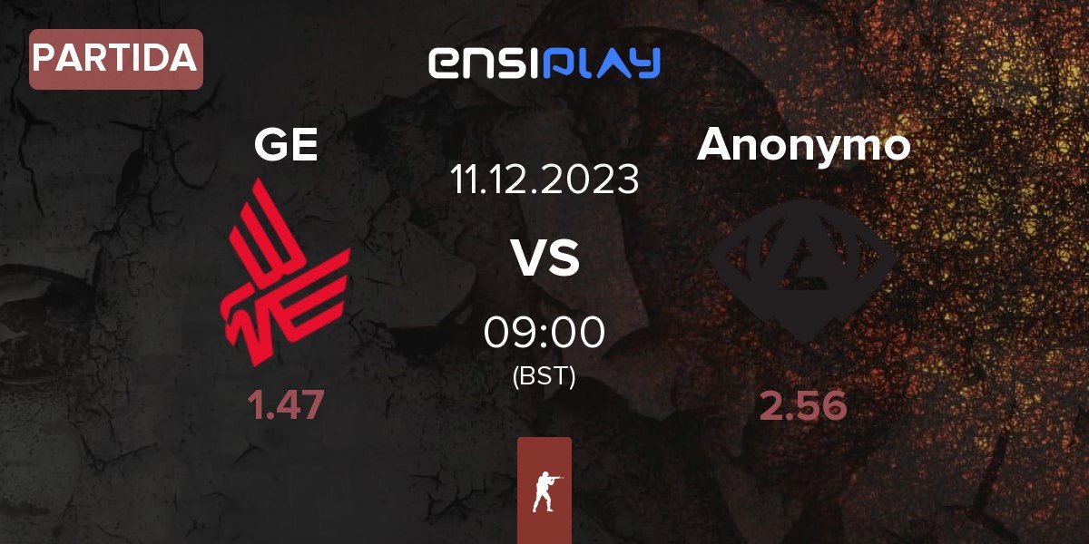 Partida Guild Eagles GE vs Anonymo Esports Anonymo | 11.12