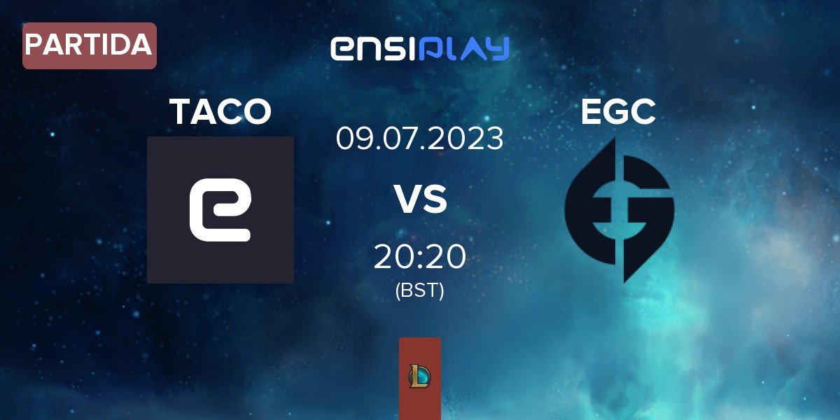 Partida Team Fish Taco TACO vs Evil Geniuses Challengers EGC | 09.07