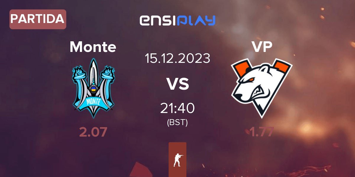 Partida Monte vs Virtus.Pro VP | 15.12