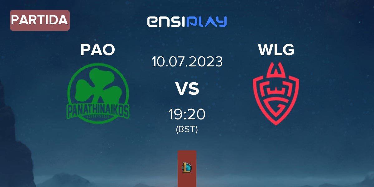 Partida Panathinaikos AC PAO vs WLGaming Esports WLG | 10.07