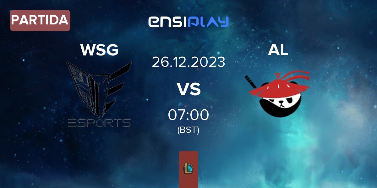 Partida WSG vs Anyone's Legend AL | 24.12