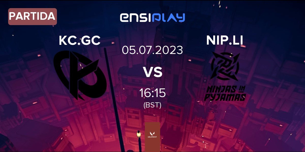 Partida Karmine Corp GC KC.GC vs Ninjas in Pyjamas Lightning NIP.LI | 05.07