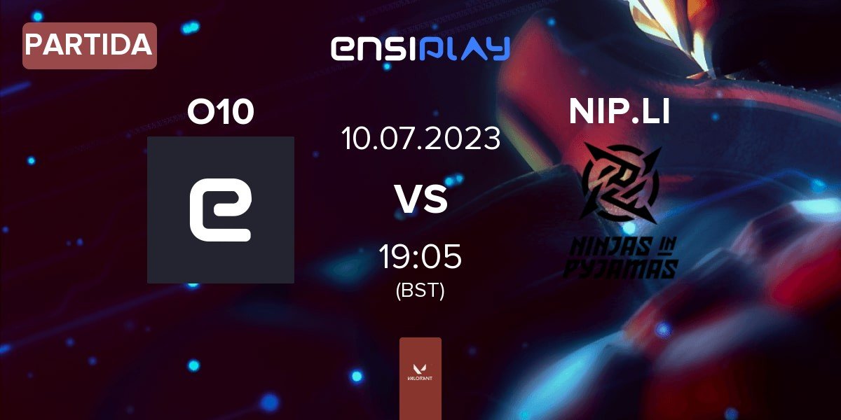 Partida Odd 1 Out O10 vs Ninjas in Pyjamas Lightning NIP.LI | 10.07