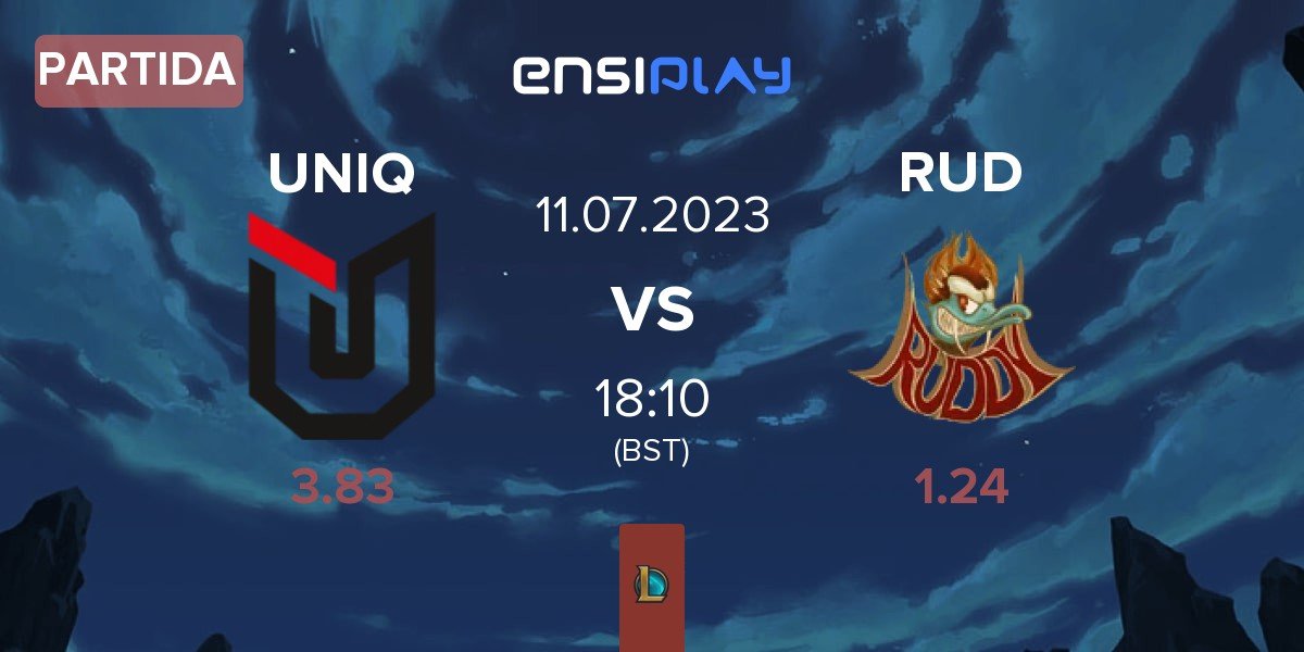 Partida UniQ Esports Club UNIQ vs Ruddy Esports RUD | 11.07