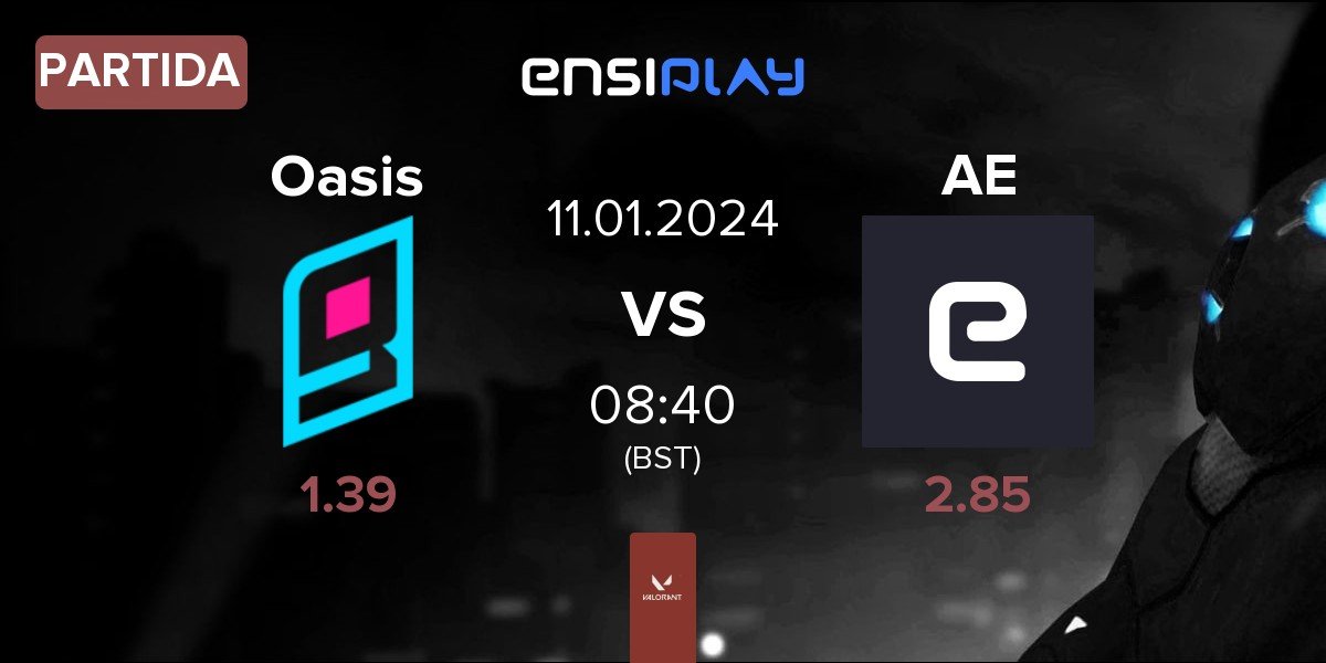 Partida Oasis Gaming Oasis vs Antic Esports AE | 11.01