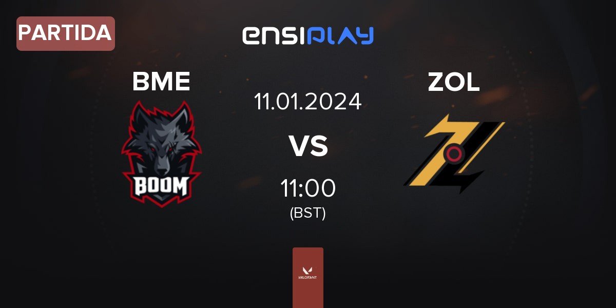 Partida BOOM Esports BME vs ZOL Esports ZOL | 11.01