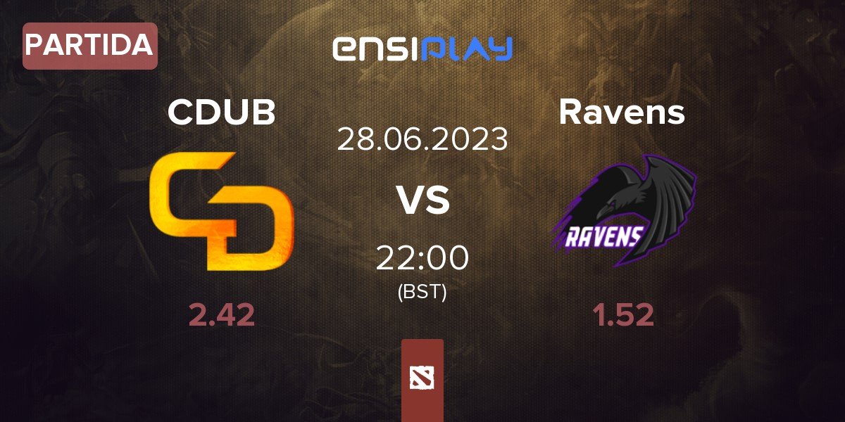 Partida CDUB Esports CDUB vs Ravens | 28.06