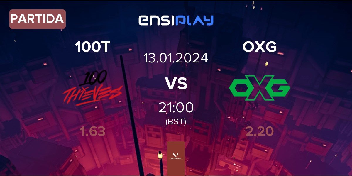 Partida 100 Thieves 100T vs Oxygen Esports OXG | 13.01