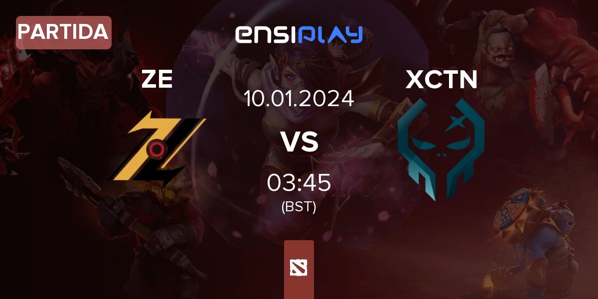 Partida ZOL Esports ZE vs Execration XCTN | 10.01