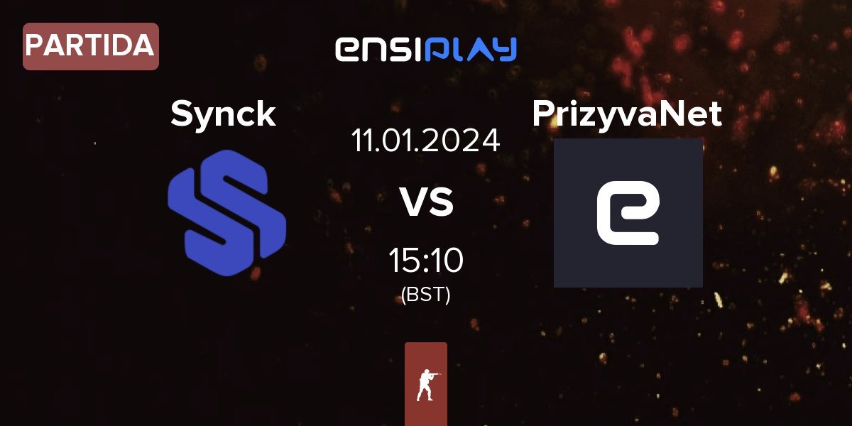 Partida Synck Esports Synck vs PrizyvaNet | 11.01